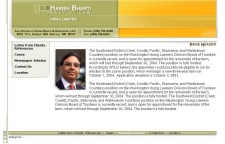 Сайт адвоката Harish Bharti