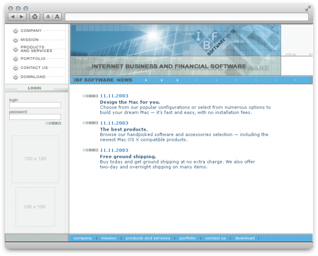   IBF software